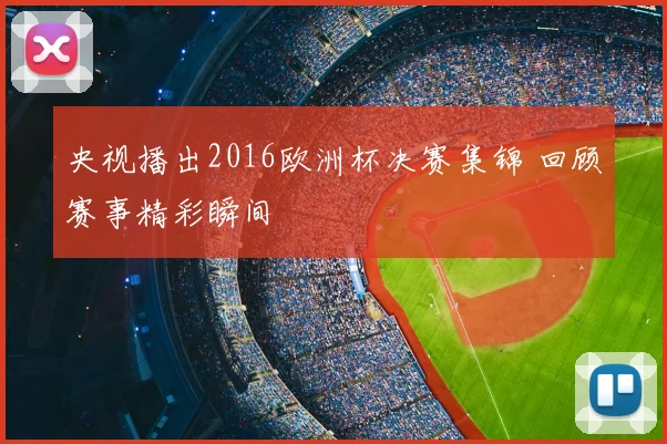 央视播出2016欧洲杯决赛集锦 回顾赛事精彩瞬间